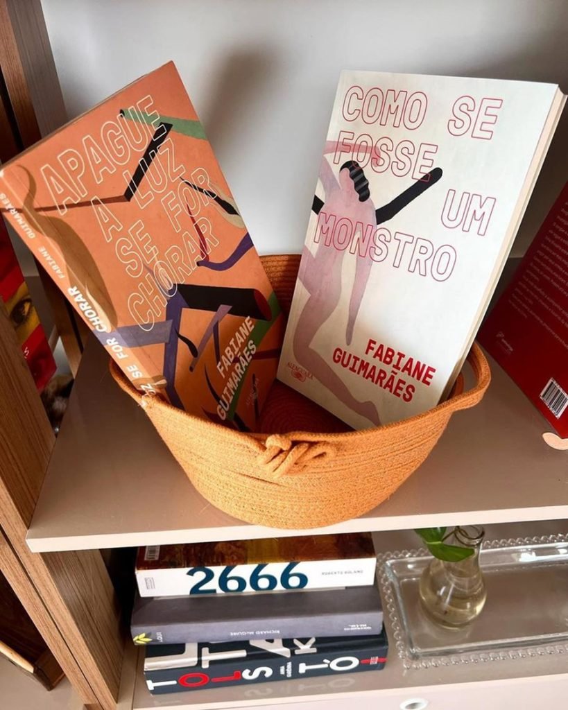 Imagem dos livros Como se Fosse um Monstro e Apague a Luz se For Chorar, de Fabiane Guimarães - Metrópoles