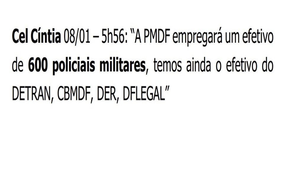 Veja mensagens trocadas por policiais do DF antes dos ataques de 8/1