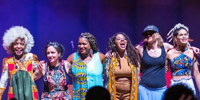 imagem colorida mulheres jazz