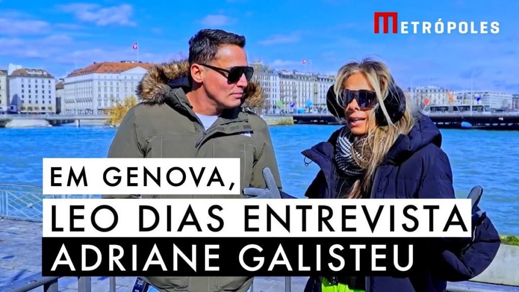 Print de card de entrevista de Adriane Galisteu à coluna LeoDias