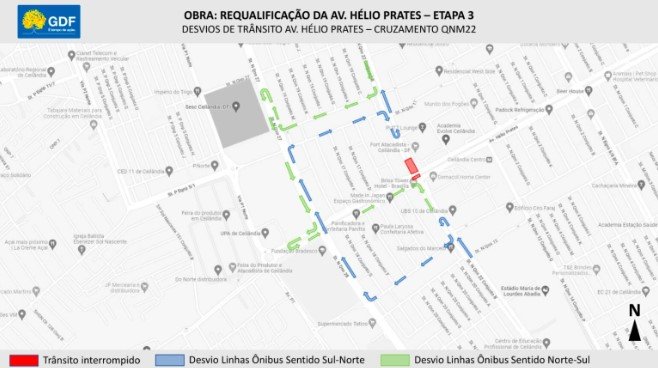 Mapa - Metrópoles