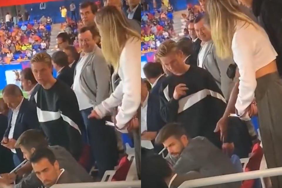 Piqué discute em estádio sobre lugar em que iria se sentar