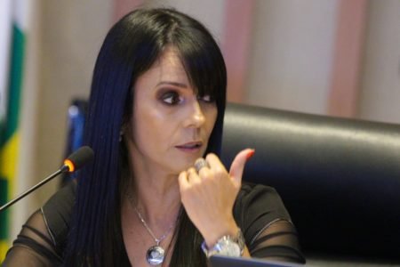 A ex-subsecretária de Inteligência da Secretaria de Segurança Pública do DF Marília Ferreira Alencar depõe na CPI dos atos antidemocráticos do dia 8 de Janeiro, na CLDF.