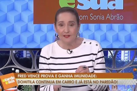 Sonia Abrão critica Domitila Barros no programa A Tarde É Sua - Metrópoles