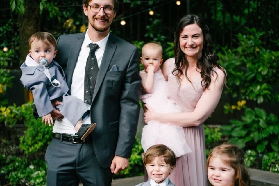 Família de Kathleen e Adam