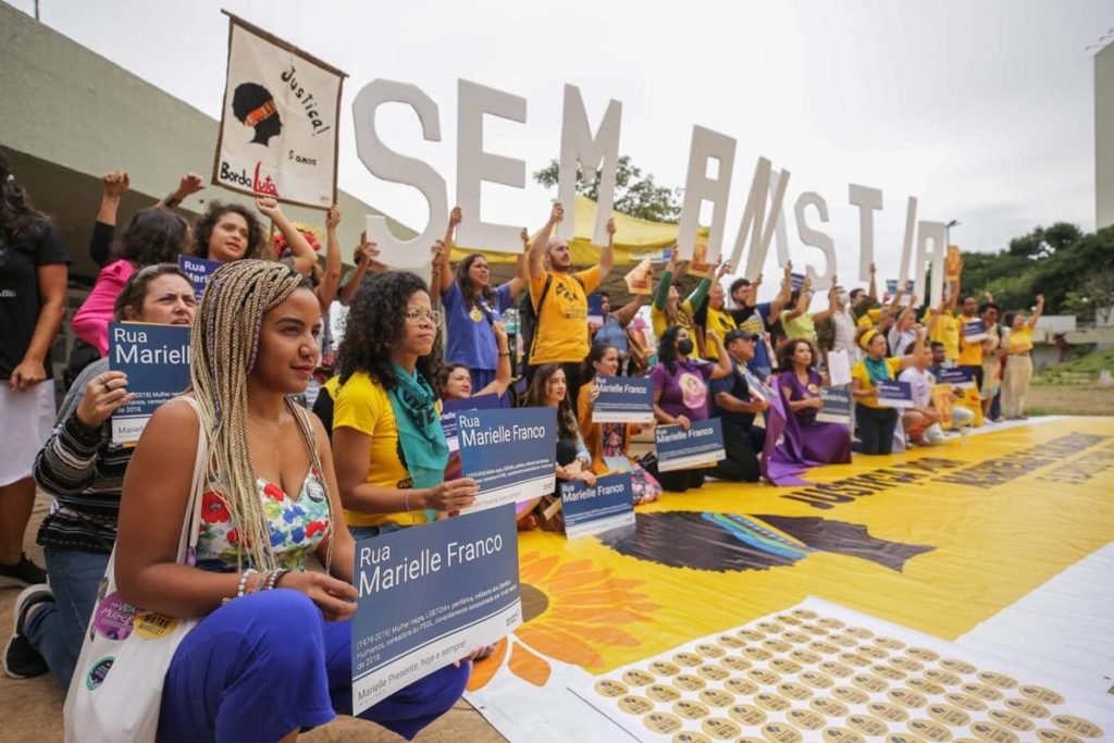 Ato Em Brasília Relembra 5 Anos Da Morte Brutal De Marielle Franco