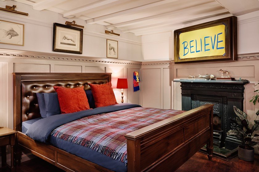 Foto do pub de Ted Lasso que vai ficar disponível no Airbnb