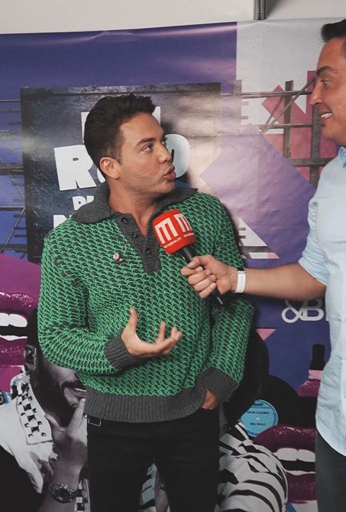 Wesley Safadão nos bastidores da gravação do DVD Guilherme e Benuto