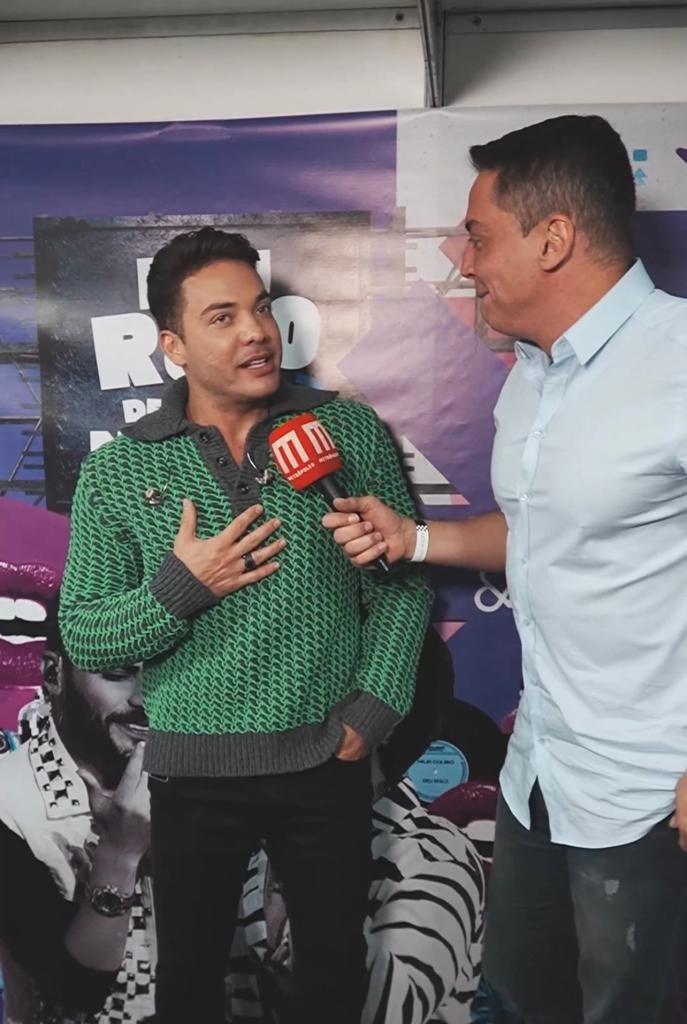 Wesley Safadão nos bastidores da gravação do DVD Guilherme e Benuto