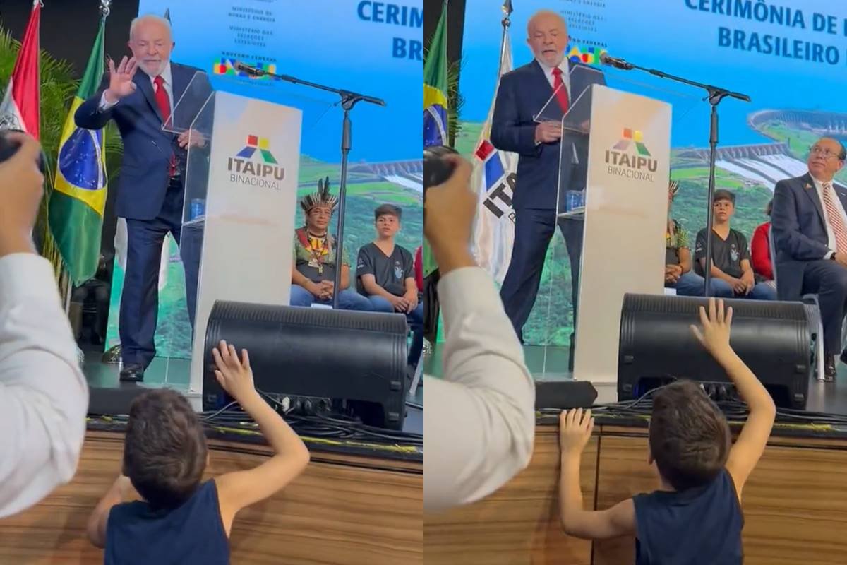 “Oi, Lula!” Janja mostra vídeo de menino que conversou com presidente Metrópoles