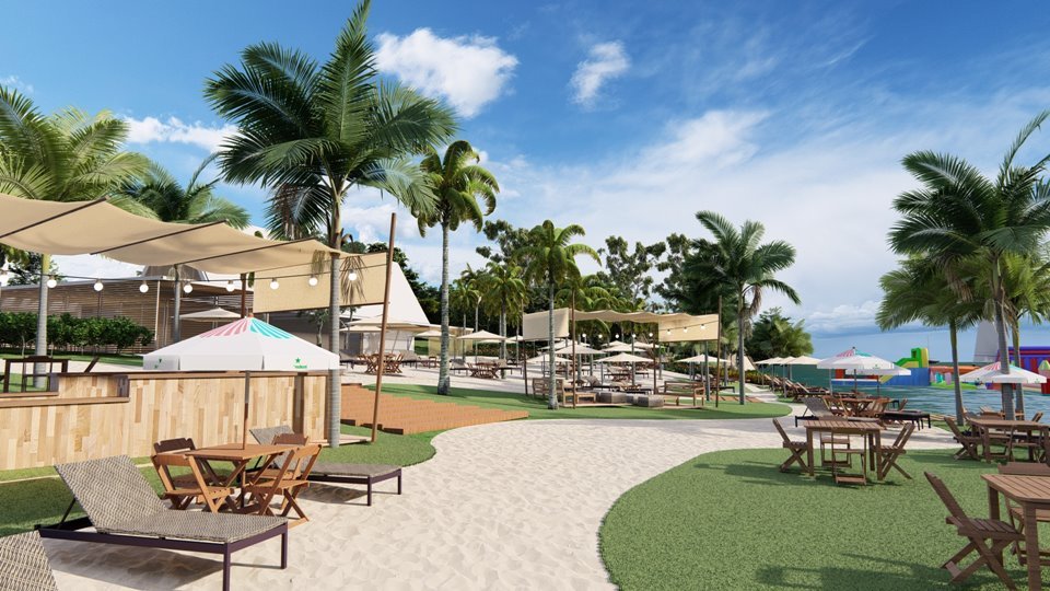 Foto colorida do litoral do Na Praia em 2023 - Metrópoles