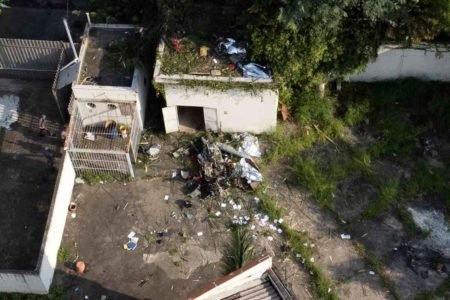 Helicóptero caiu no bairro Barra Funda, na zona oeste da capital paulista