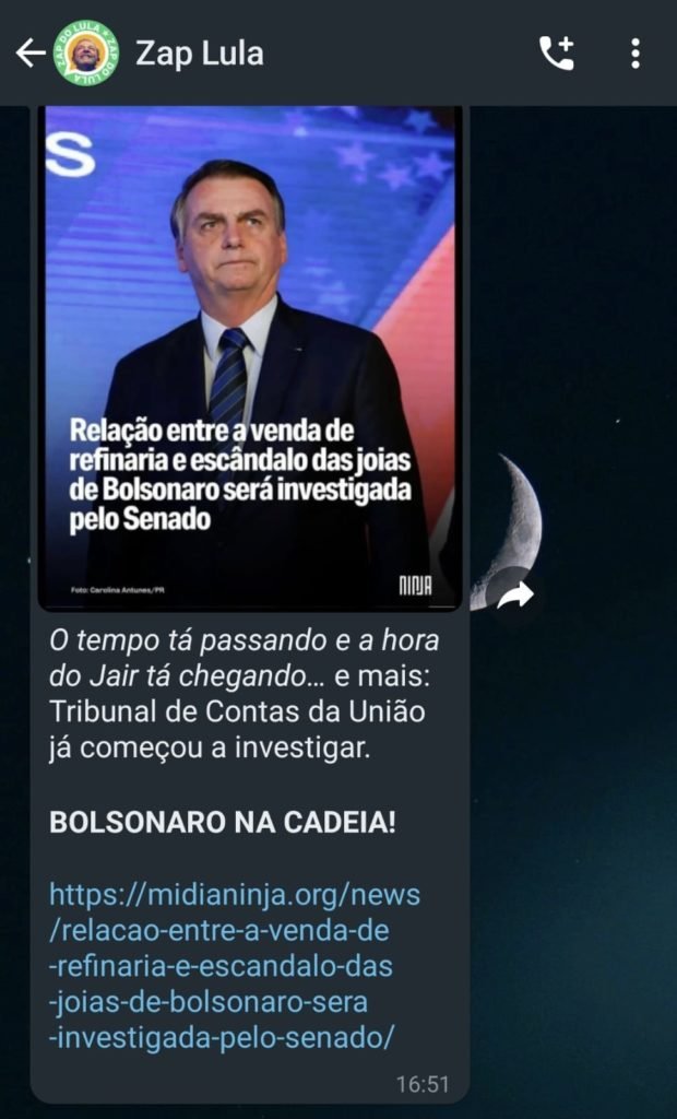 Lula explora desgastes de Bolsonaro em grupos de WhatsApp