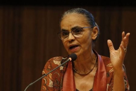 A ministra do Meio Ambiente, Marina Silva, fala do Comitê Orientador do Fundo Amazônia no BNDES - Metrópoles