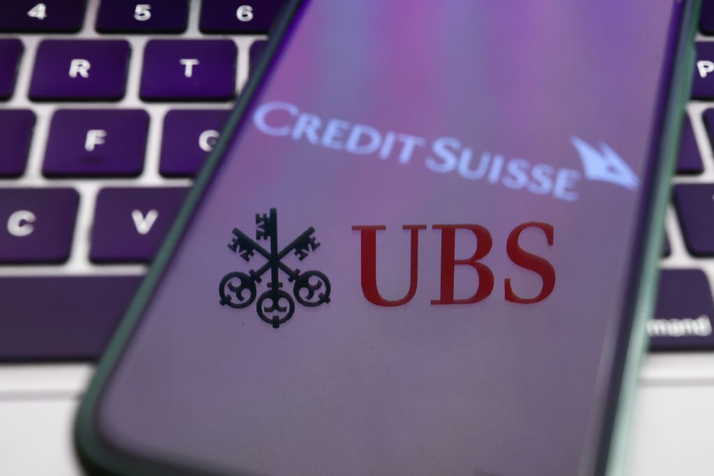 UBS And Credit Suisse Photo Illustrations