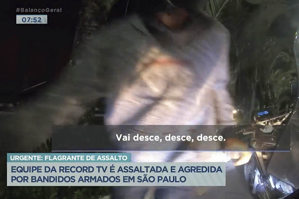 Equipe da Record é assaltada em São Paulo - Metrópoles