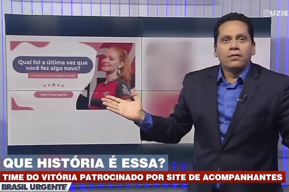 Uziel Bueno, apresentador do Brasil Urgente BA - Metrópoles
