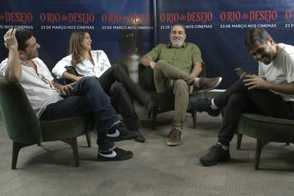 Metrópoles entrevista os atores Rômulo Braga e Sophie Charlotte e o diretor Sérgio Machado, de O Rio do Desejo