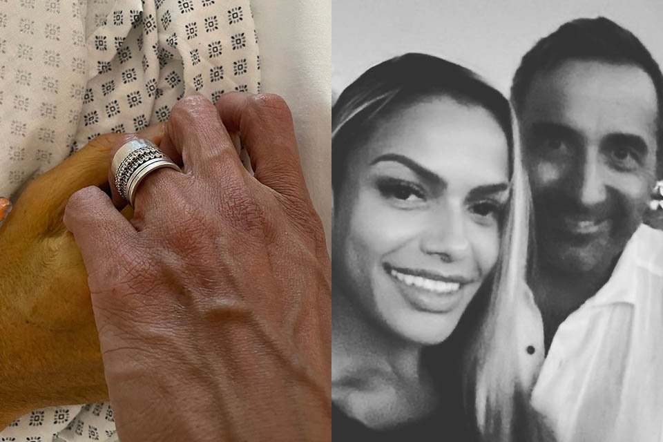 Quitéria Chagas anuncia morte do marido, Francesco Locati - Metrópoles