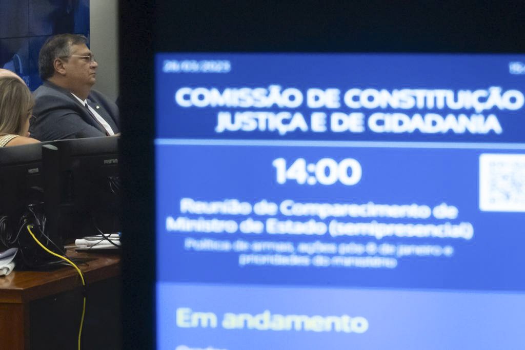 Flávio Dino na CCJ para esclarecer ações pós 8 de janeiro e ida ao Complexo da Maré - Metrópoles
