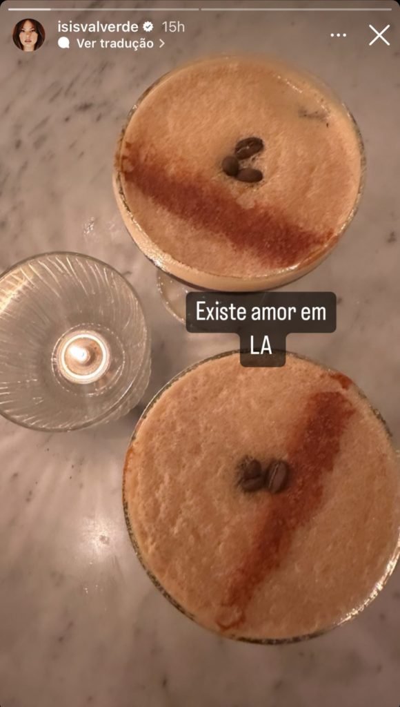 Postagem de Isis Valverde em Los Angeles
