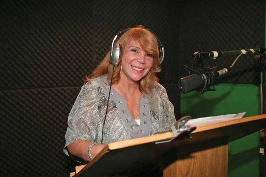 A atriz e dubladora Gilmara Sanchez