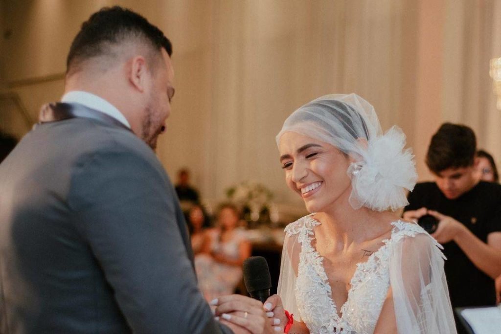 Morganna Bezerra da Silva e o marido