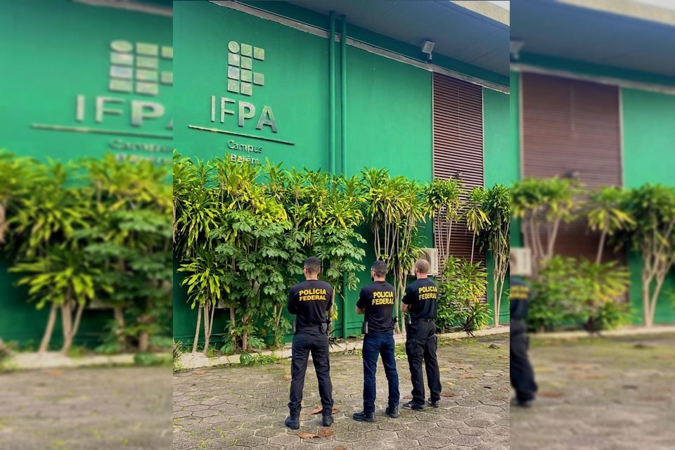 Policiais federais no IFPA
