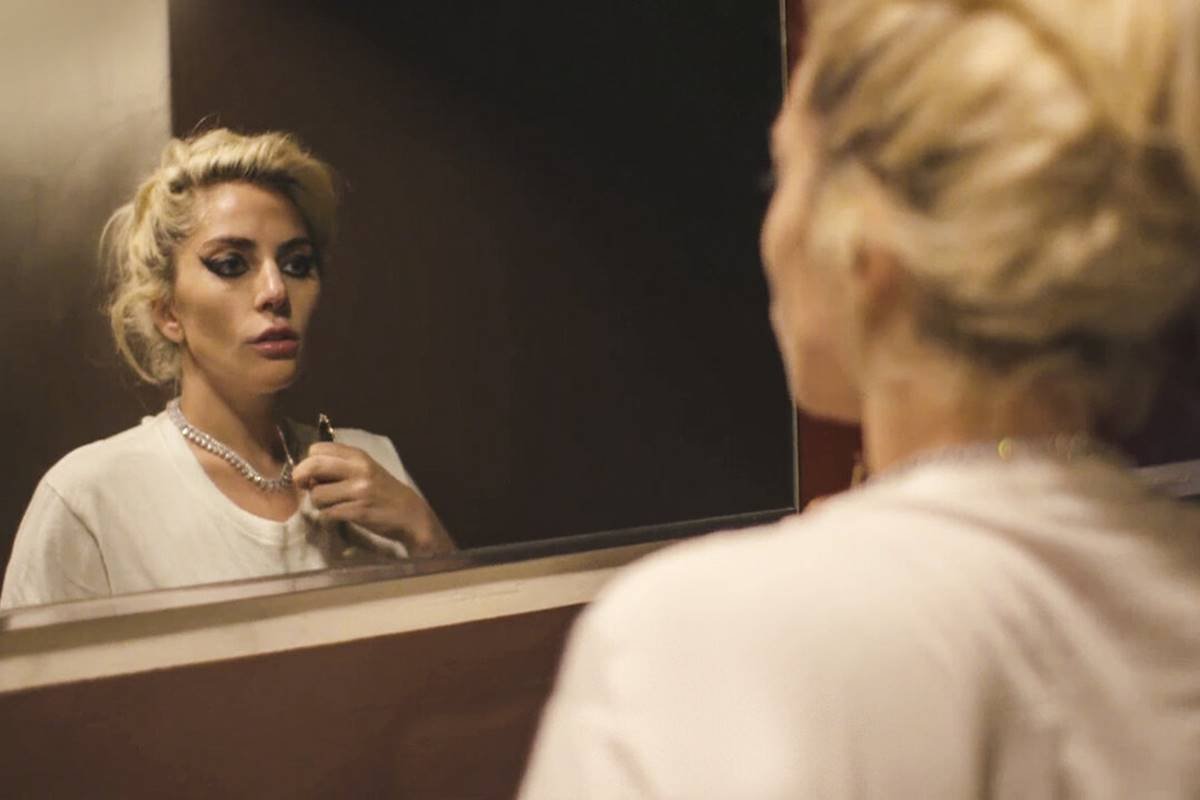 Color image of Lady Gaga, in the documentary Gaga: Five Foot - Metropolises 
