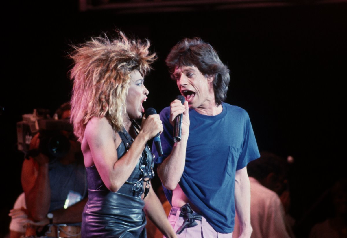 Tina Turner tinha crush em Mick Jagger “Adorava quando fazíamos turnê