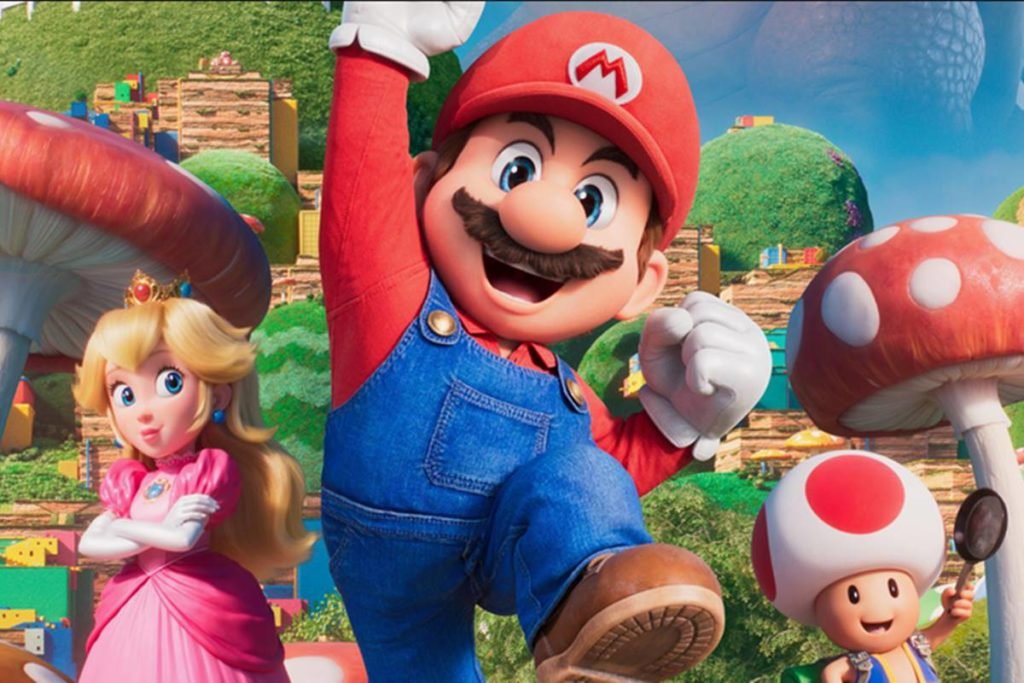 Lançamento físico do filme Super Mario Bros. chega à América do