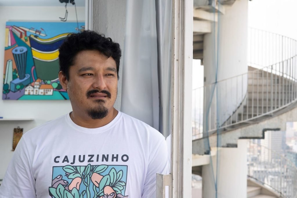 O ator Nobu Kahi se mudou há dois meses para o Copan e já teve uma