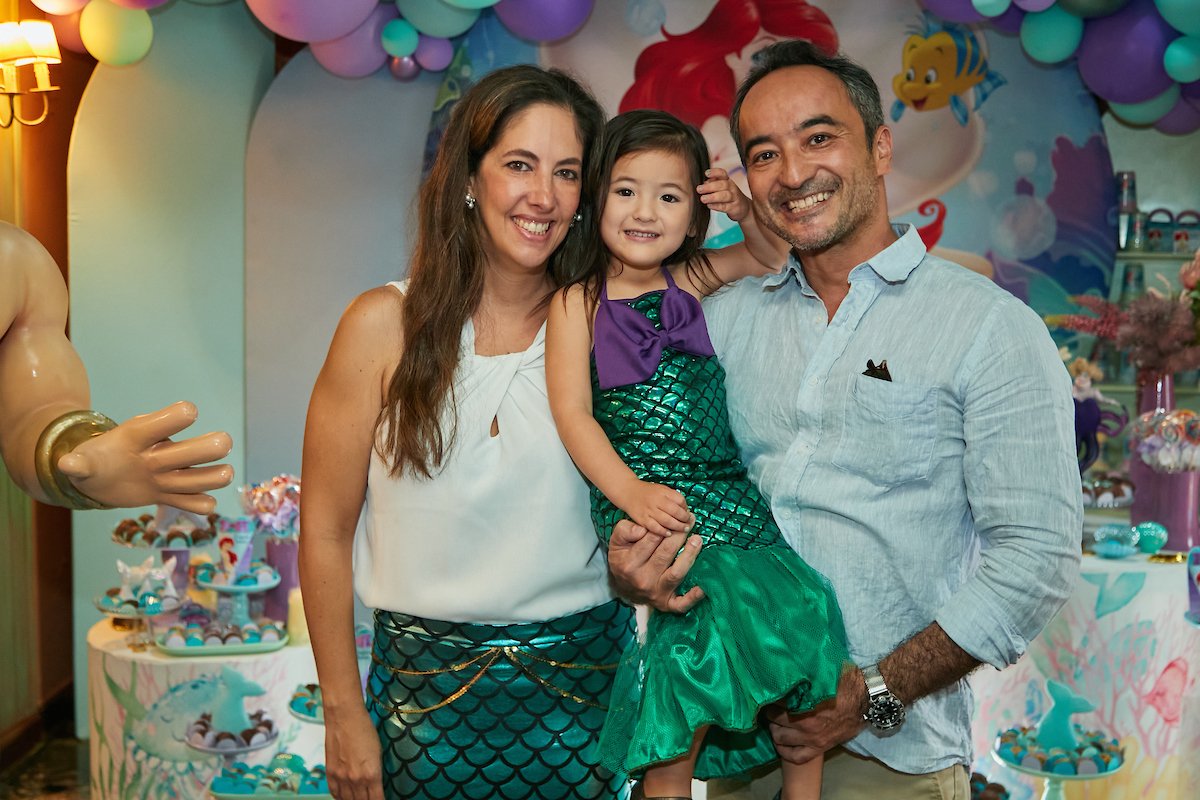 Julia Sayuri celebra 3 anos com festa inspirada na Pequena Sereia