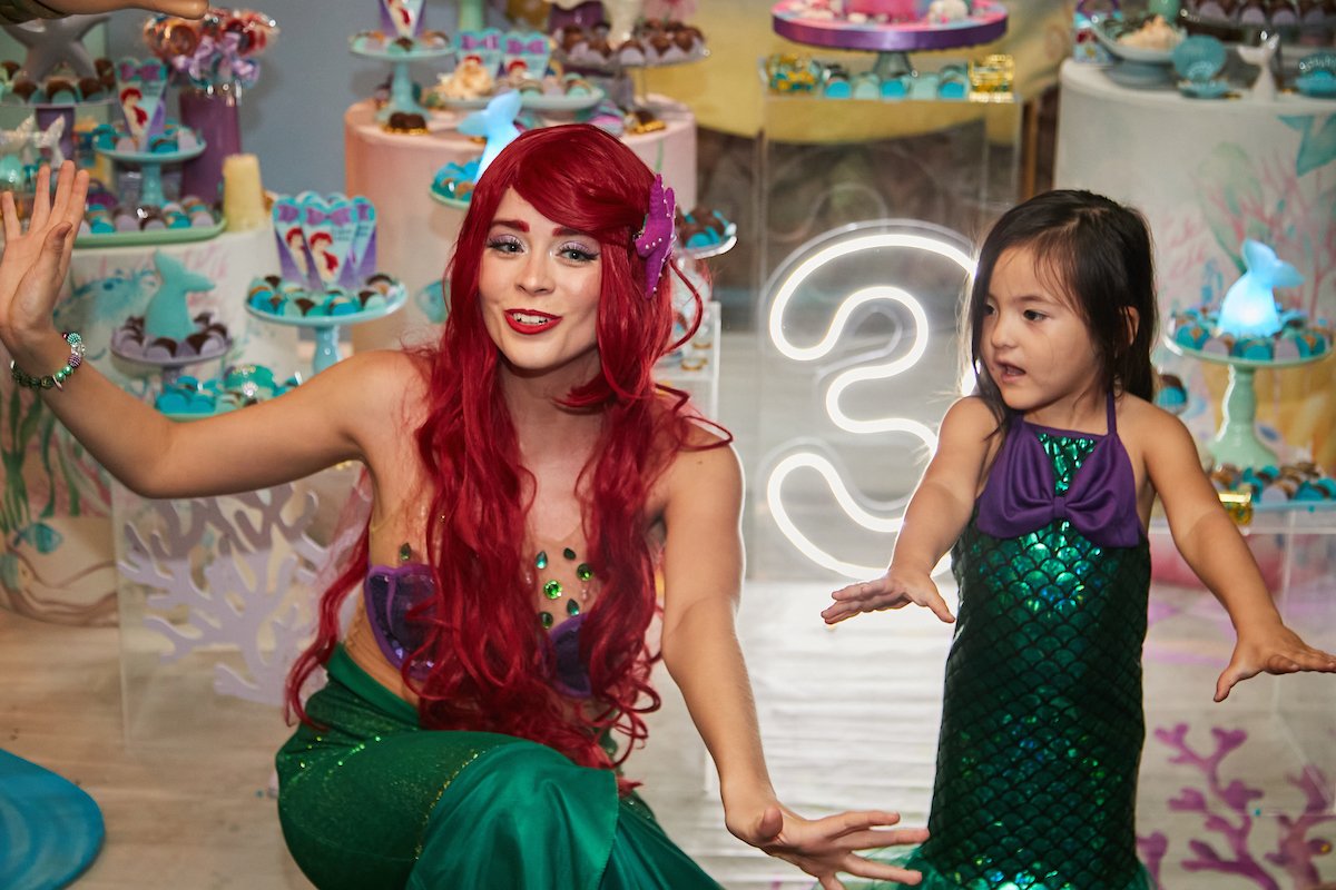 Julia Sayuri celebra 3 anos com festa inspirada na Pequena Sereia
