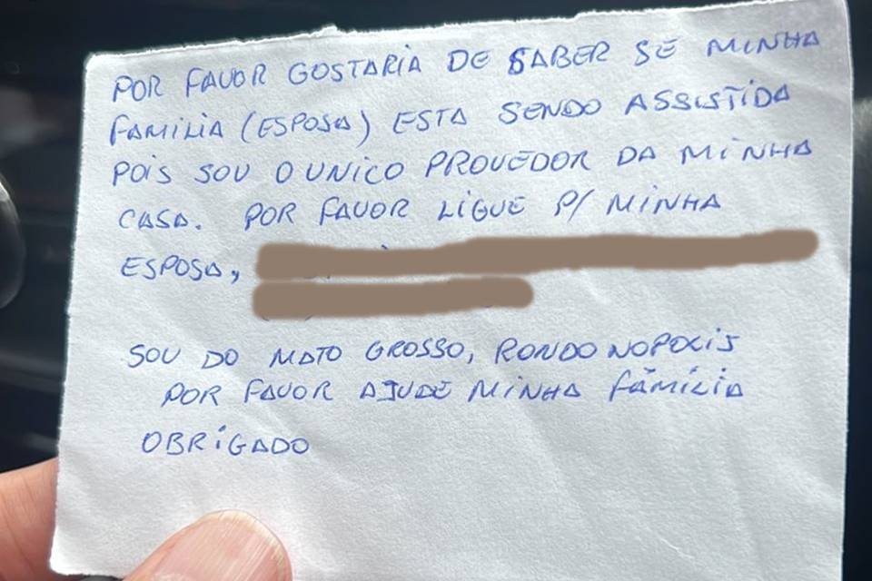 Carta de preso - Metrópoles