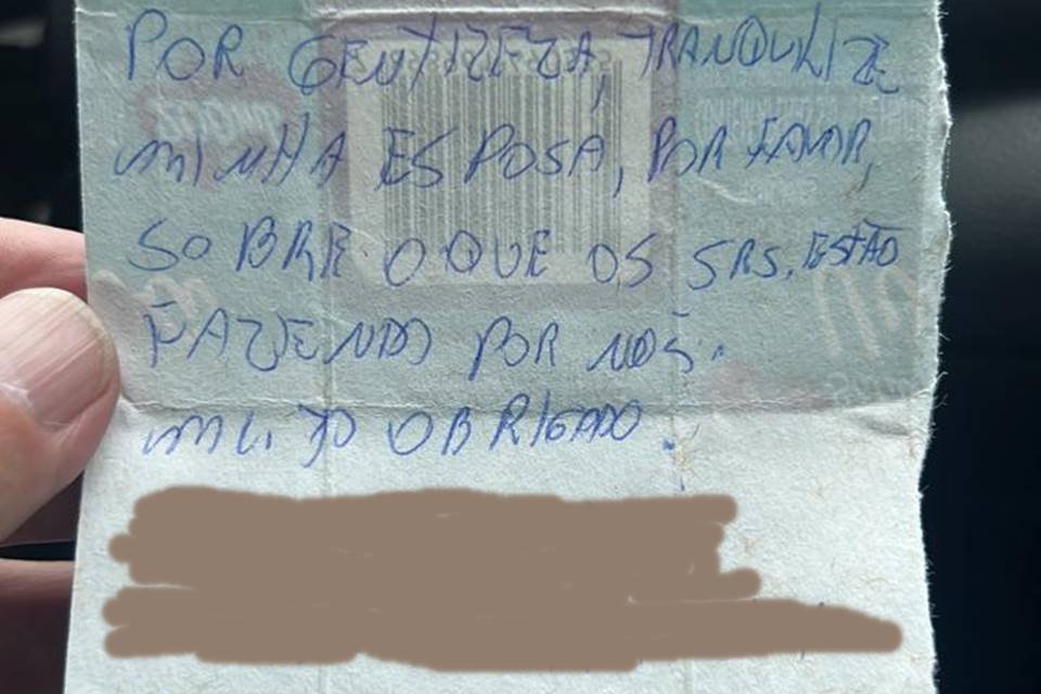 Carta de preso - Metrópoles