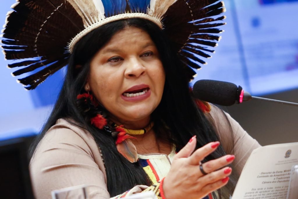 Ministra dos Povos Indígenas, Sônia Guajajara (PSOL-SP)