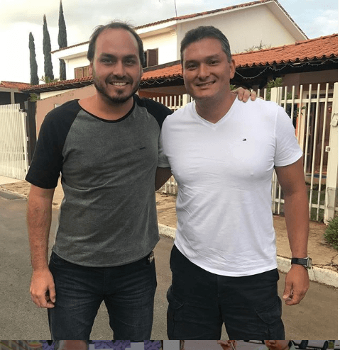 Marcello Pitrez e Carlos Bolsonaro