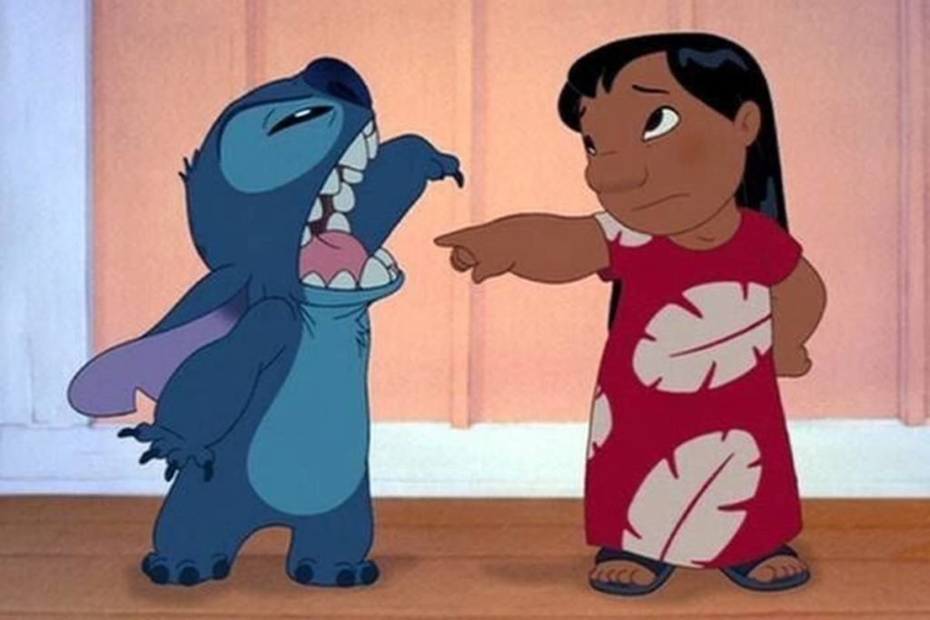 cena do filme Lilo e Stitch - metr&oacute;poles