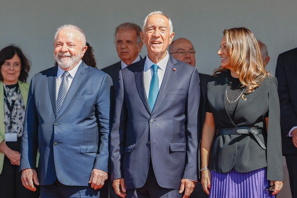Presidente Lula em viagem à Portugal