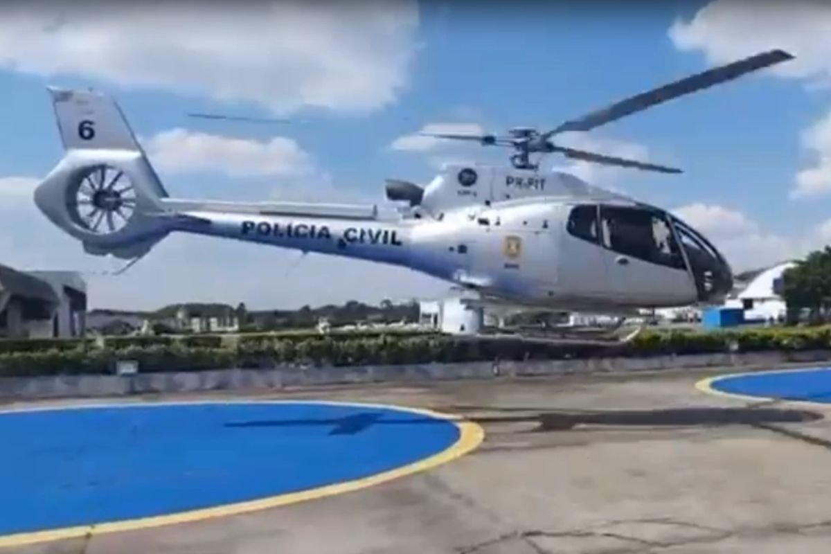Polícia de SP devolve helicóptero de André do Rap, chefe do PCC