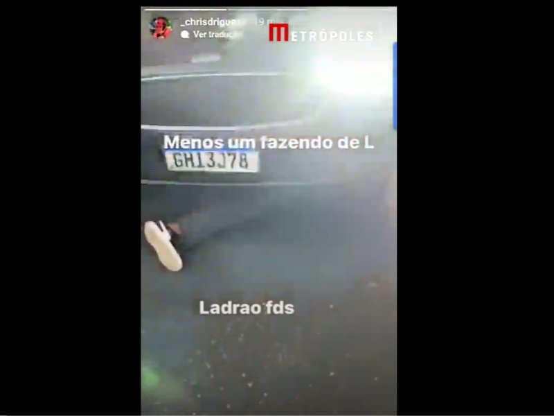 Atropelador postou vídeos nas redes sociais durante ocorrência debochando de suspeito de furto de celular em SP