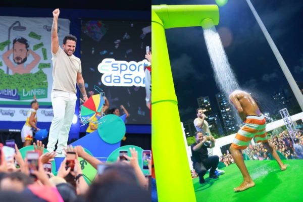 Fotos coloridas de dinâmica promovida por Lucas Guimarães em Recife