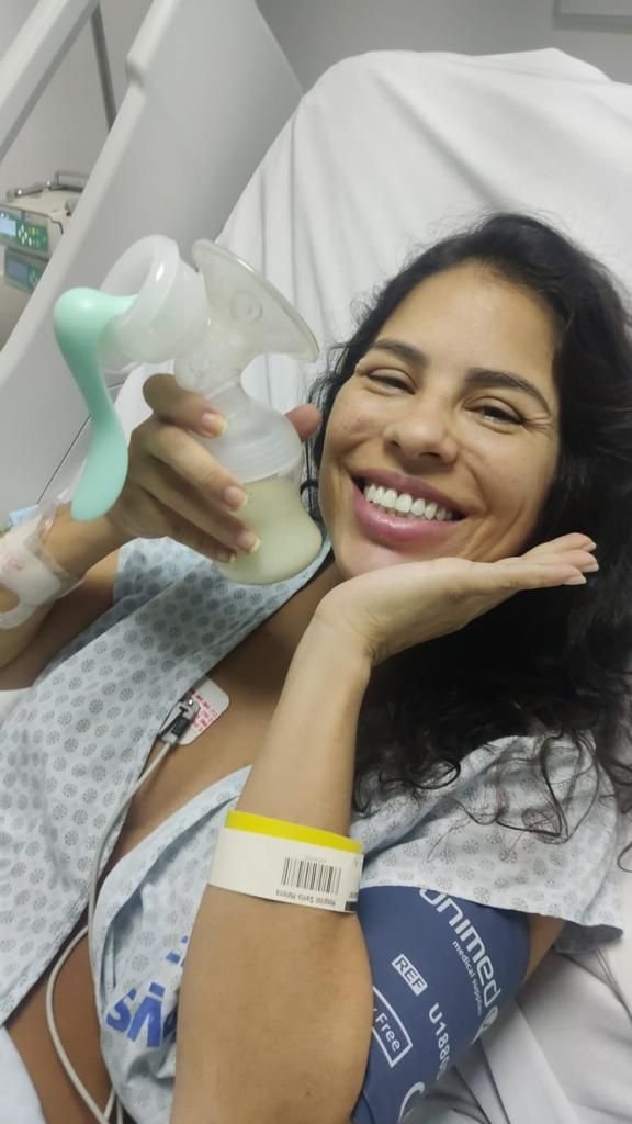 Daniela Pina, 36-year-old woman who had a stroke while breastfeeding - Metrópoles