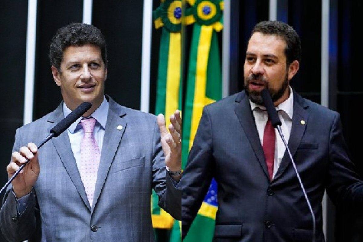 Ricardo Salles e Guilherme Boulos na tribuna da Câmara CPI do MST Metropoles