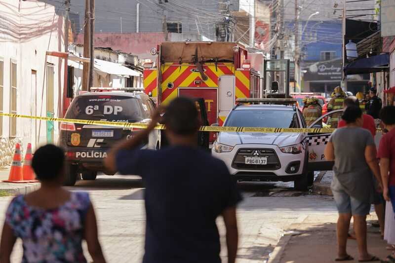 Casa incendiada DF