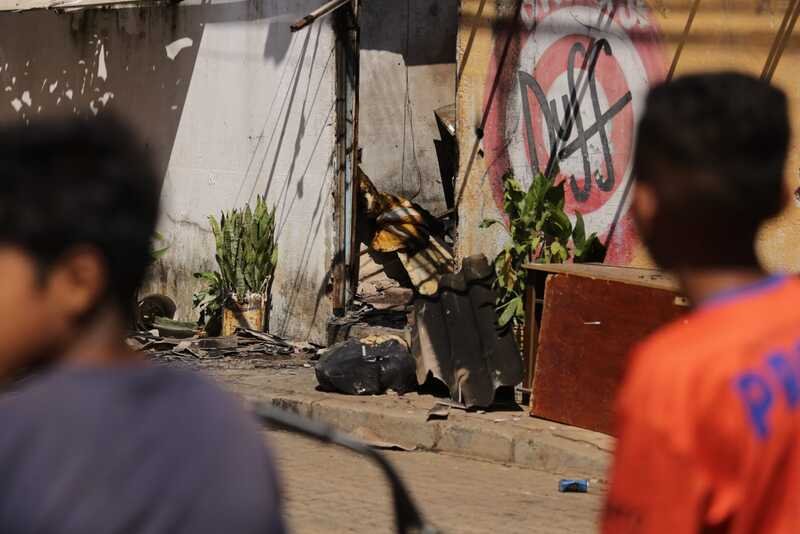 Casa incendiada DF
