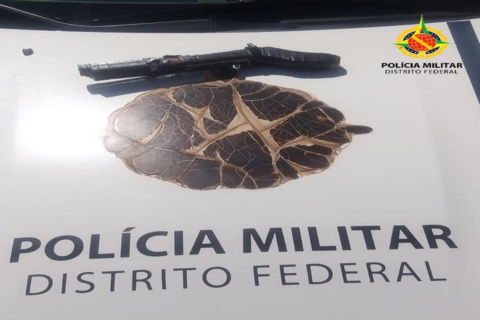 Arma de fabricação caseira aprendida pela Polícia Militar
