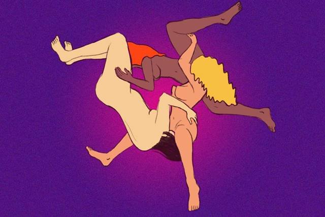 Ilustração ménage - Metrópoles