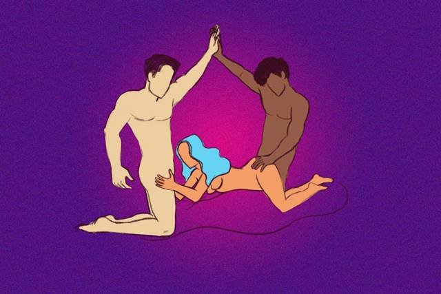 Ilustração ménage - Metrópoles
